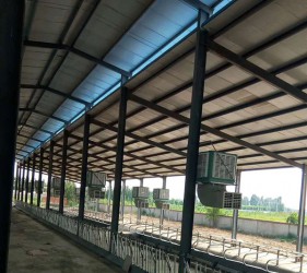 冷風機安裝現(xiàn)場